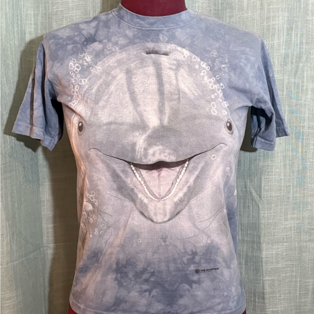 The Mountain Gray Dolphin Graphic Tee